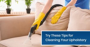 tips for cleaning upholstered furniture