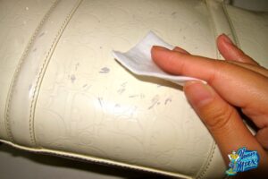 remove ink stains from leather
