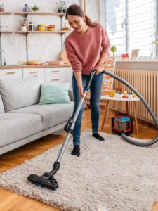 how to deep clean an area rug