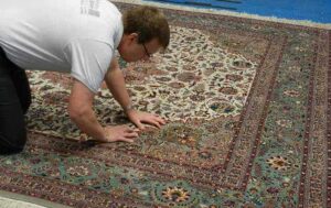 pre inspection to clean area rugs