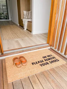 doormat for clean carpet